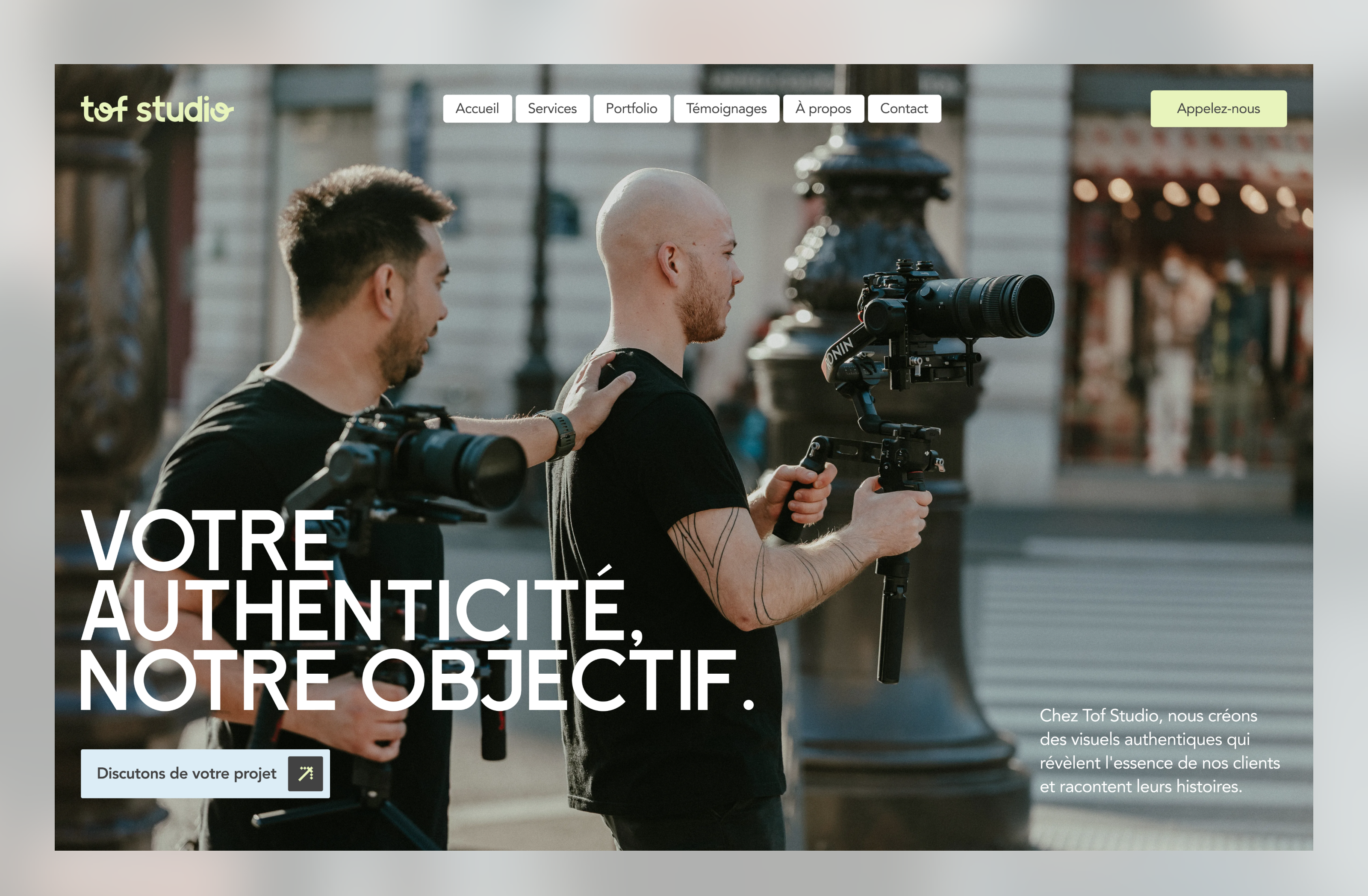 Example of Landing Page Design And Development